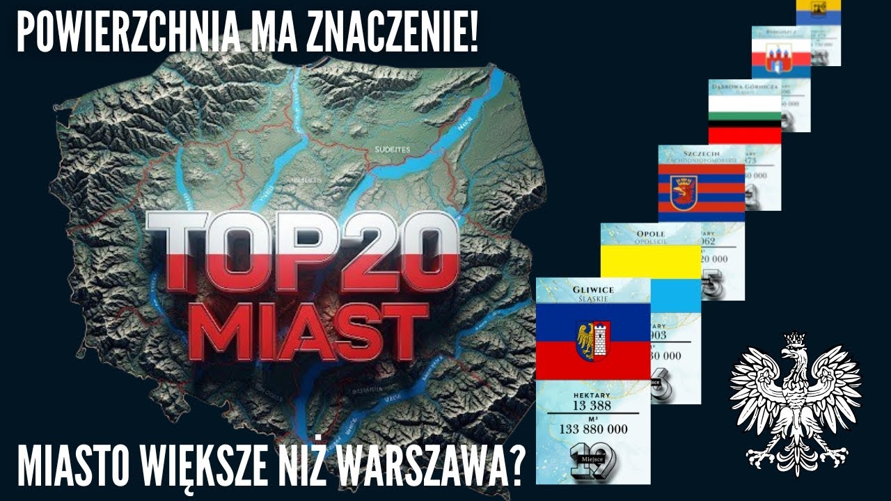 Największe miasta Polski wg powierzchni &ndash; Ten ranking zmieni Twoje wyobrażenie!