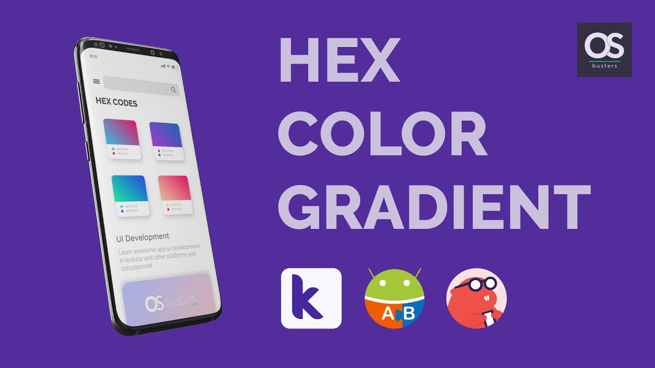 Use Hex Color Codes with Gradient Extension