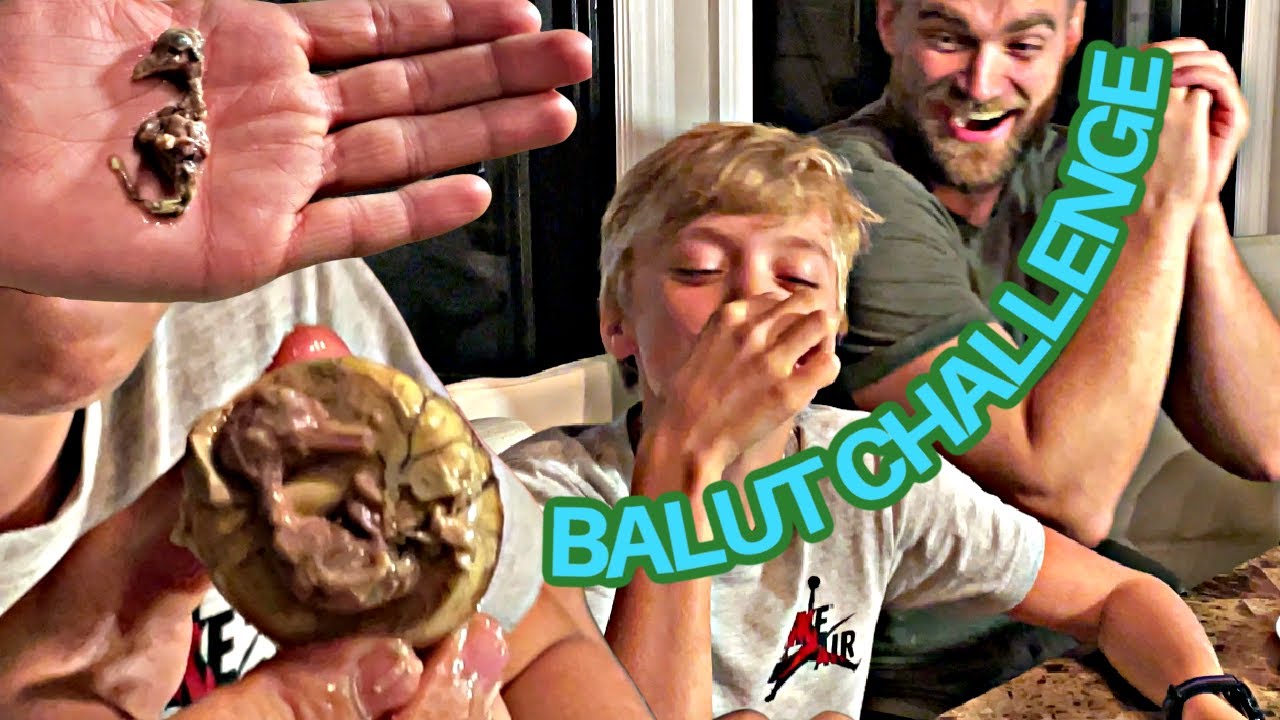 Balut Challenge. Whoever wins Does not have to eat. Eating Developed Duck Eggs.