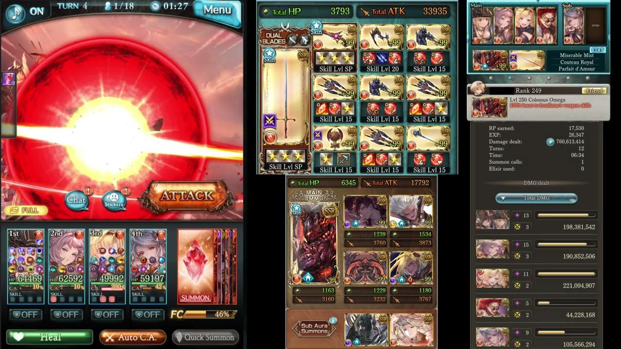 [Granblue Fantasy] Shenxian 150 Showcase Ft. Max Bounty/Diadem Croix