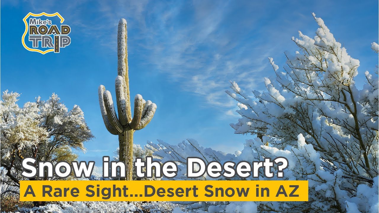 Rare Sight - Snow in the Deserts of Arizona