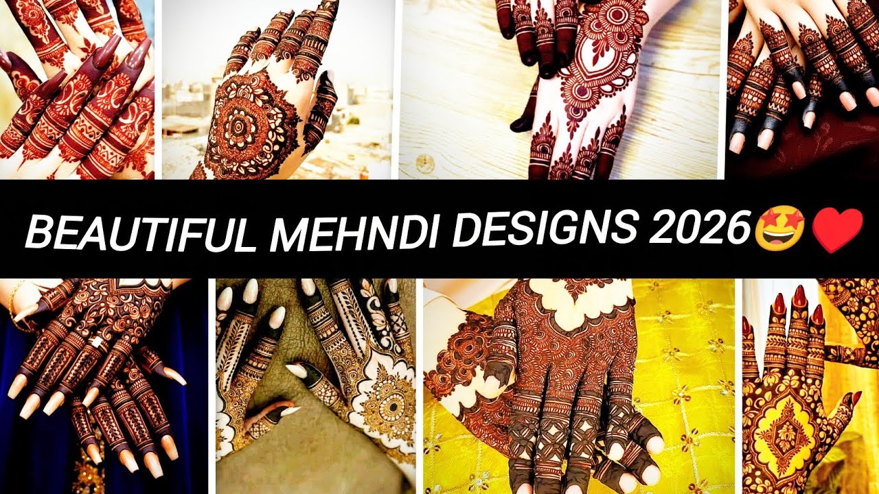 Beautiful Mehndi Designs| New Simple/Heavy Mehndi designs #mehndi