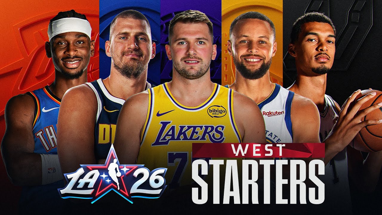 The 2026 Western Conference NBA All-Star Starters TOP Plays⭐️
