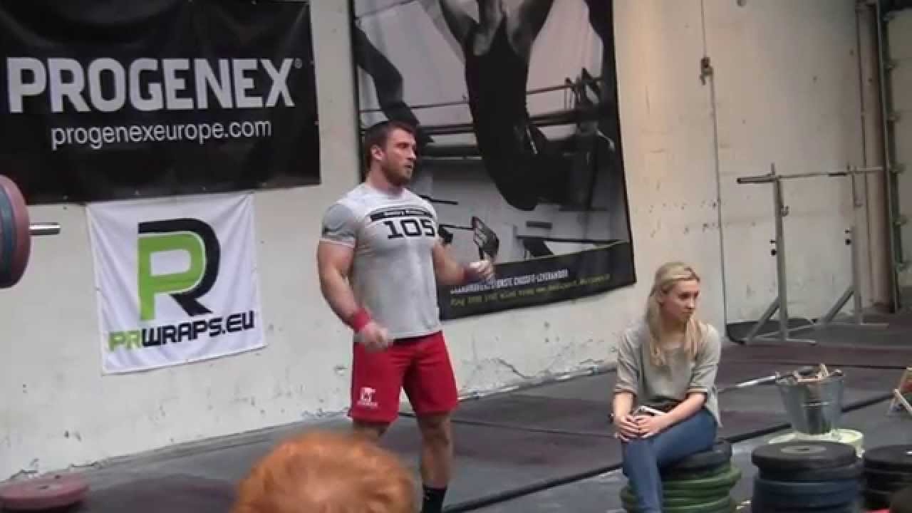 Dmitry Klokov - Push Press @ Butcher's Garage 10-04-2014