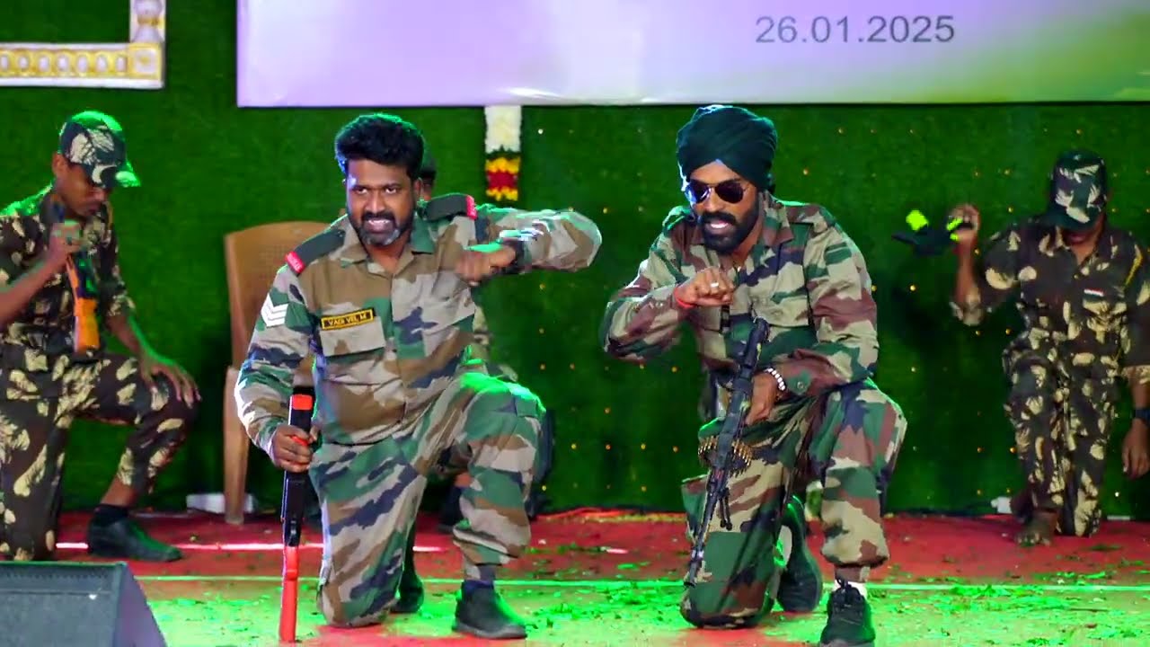 We dedicate This Dance to the Indian Army 🇮🇳🤝| Amaran | IVL Schools | Karthik and Perumal