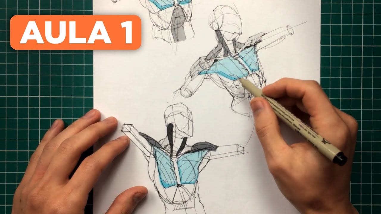 Como Estudar Anatomia para Desenho 🔥 Meu Método REVELADO (AULA 1)