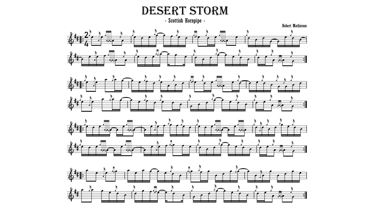 Robert Mathieson - Hornpipe in A Hexatonic, 