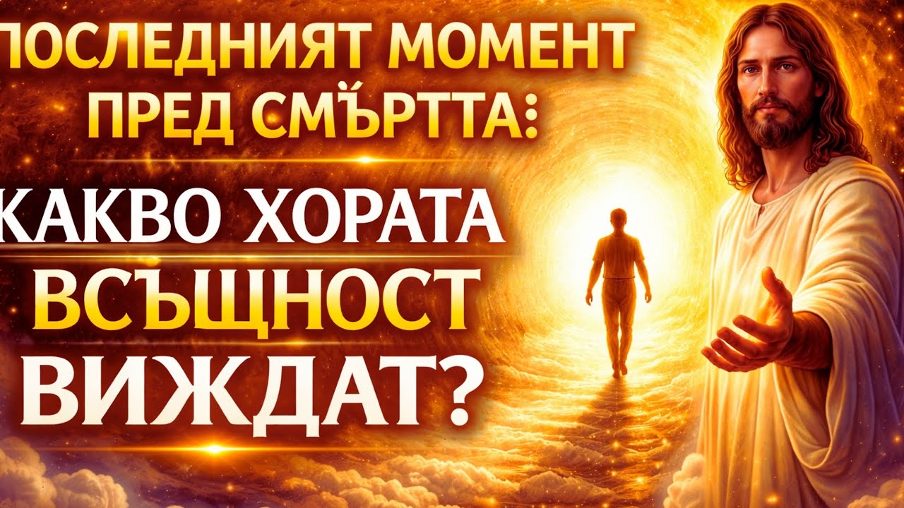 Последният момент пред смъртта: Какво хората всъщност виждат!