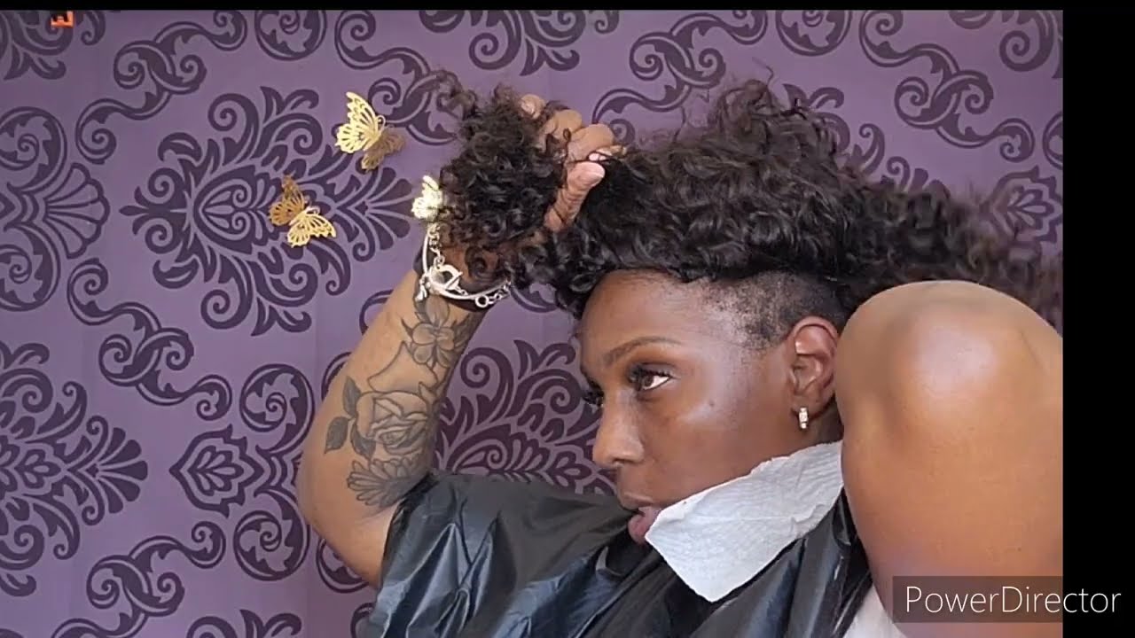 She Never Did A Deepwave Curly Mohawk Quickweave Before...💫Watch How To Create & Cut this Fun Style💃