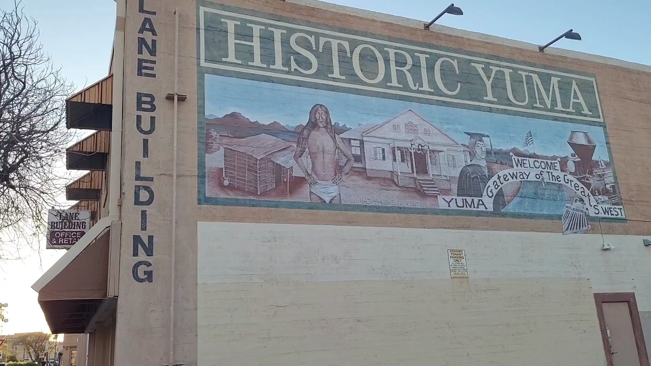 Walking tour of historic downtown Yuma Arizona