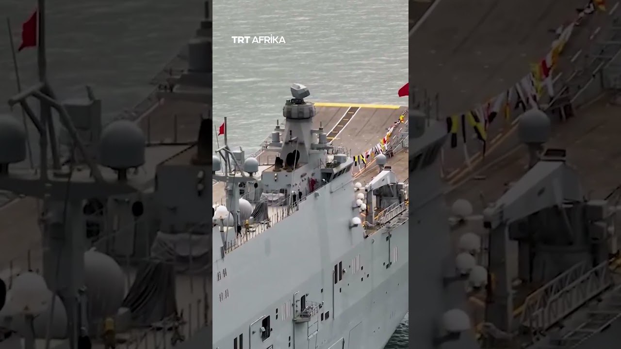 T&uuml;rkiye Showcases Its Largest Warship At SAHA 2026