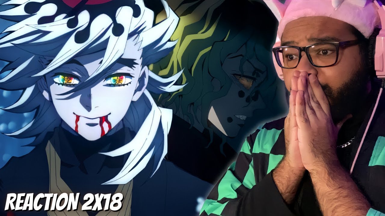FINAL EMOCIONANTE! DEMON SLAYER Temporada 2 Episódio 18 REACT | Arco do Distrito do Entretenimento