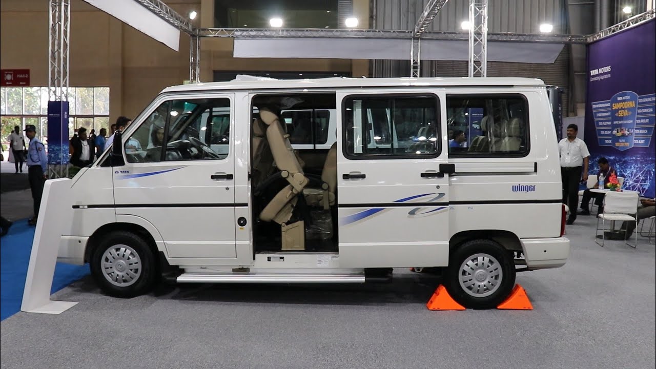 Bucket Seats in Tata Winger Flat Roof BusWorld 2018