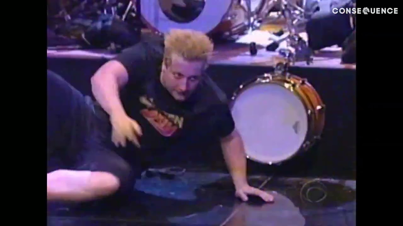 Tré Cool Frightening от Green Day Дэвид Леттерман