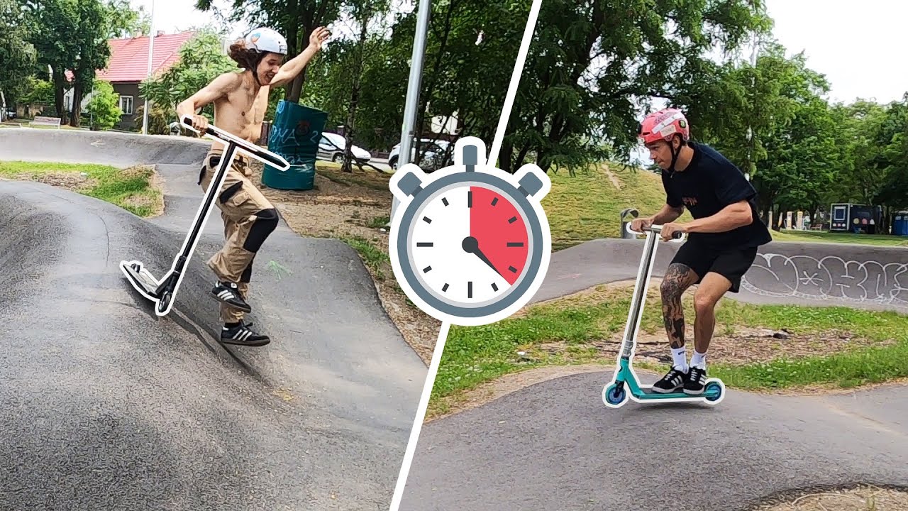 Najszybszy na pumptracku wygrywa 100zł! 🤑 WYŚCIGI HULAJNOGOWE🛴