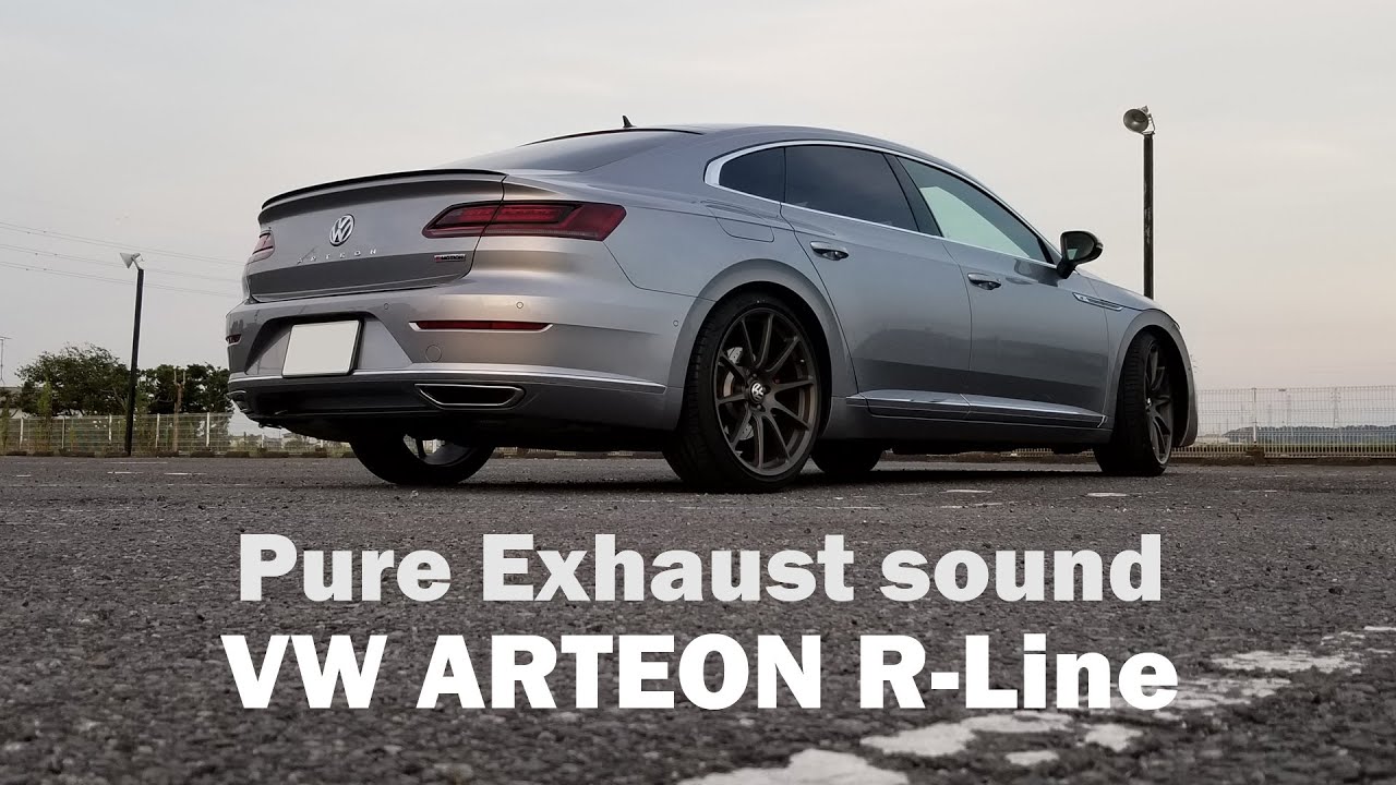 VW Arteon R-Line Pure Exhaust sound - The Shiga Kusatsu Kogen Road
