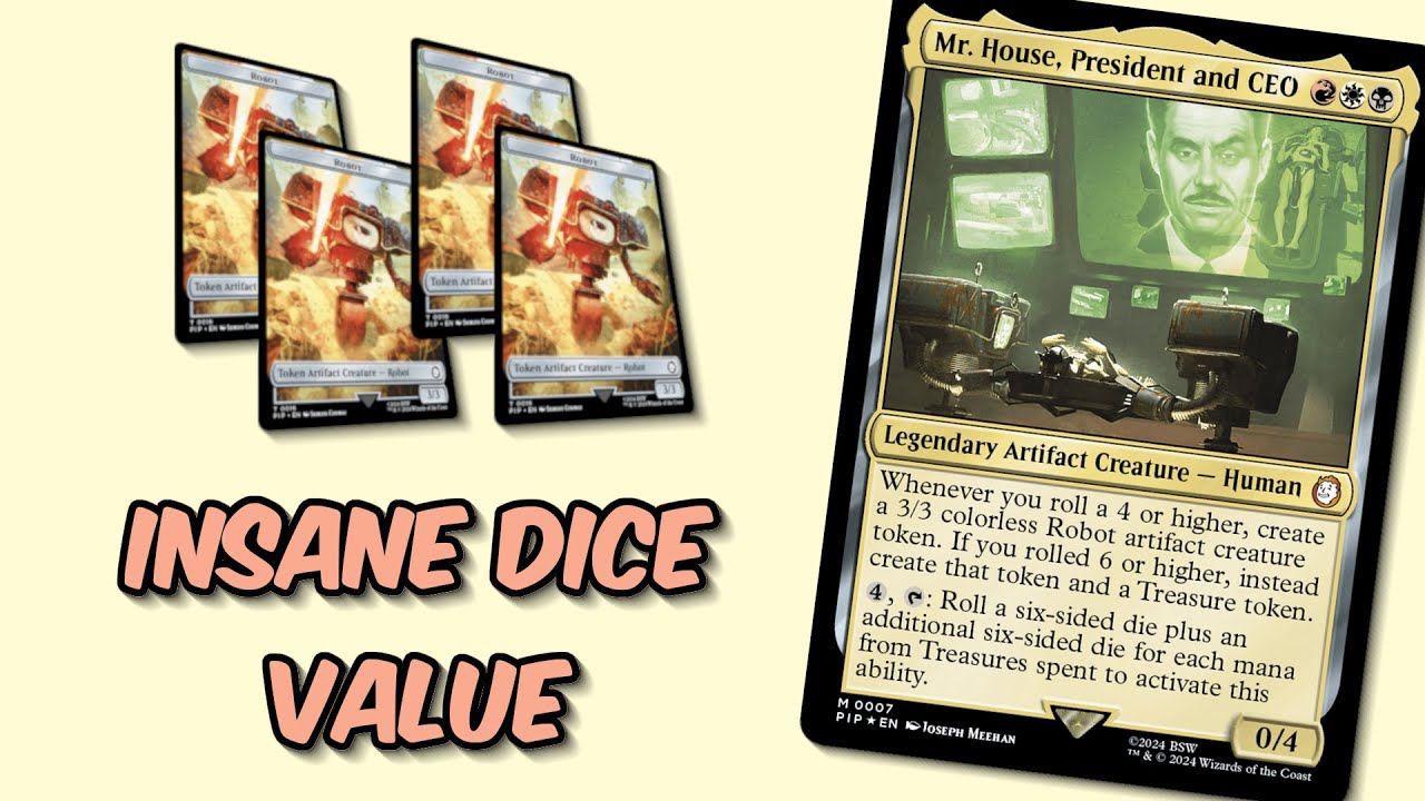 THIS DECK ONLY ROLLS DICE (Mr. House Commander Deck) - A VeryBadDeckTech
