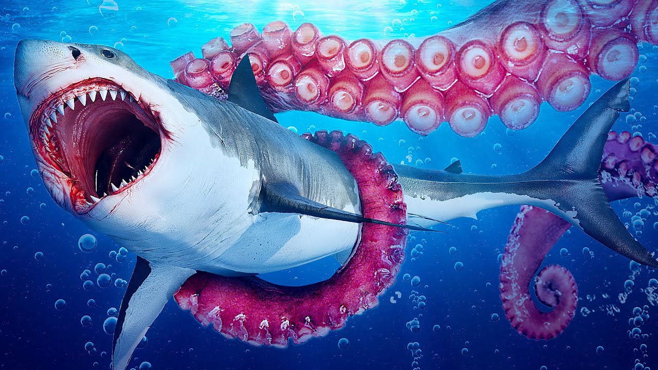 Megalodon ve Bloop Aynı Okyanusu Paylaşmak Zorunda Kalsalardı Ne Olurdu?