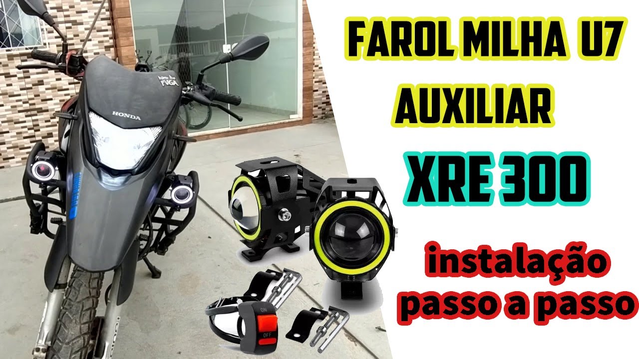 INSTALEI O FAROL AUXILIAR 