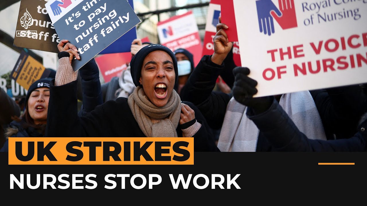 UK nurses go on strike for first time in fight for better pay | Al Jazeera Newsfeed
