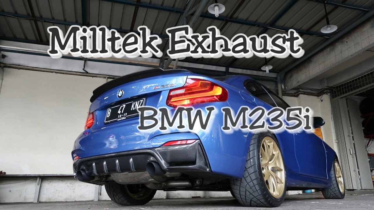 BMW M235i Milltek Sport Race Exhaust Sound & Rev at CK Motorsport TV