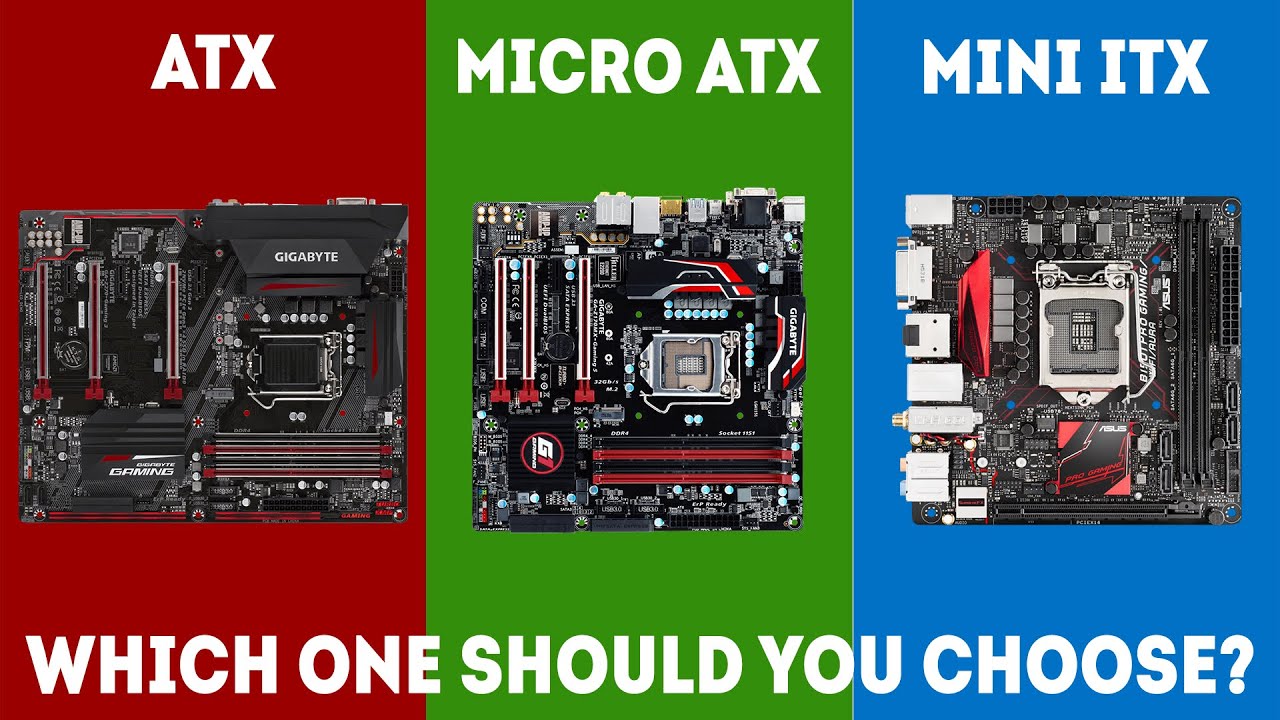 Материнские платы: ATX, Micro ATX или Mini ITX — что выбрать?