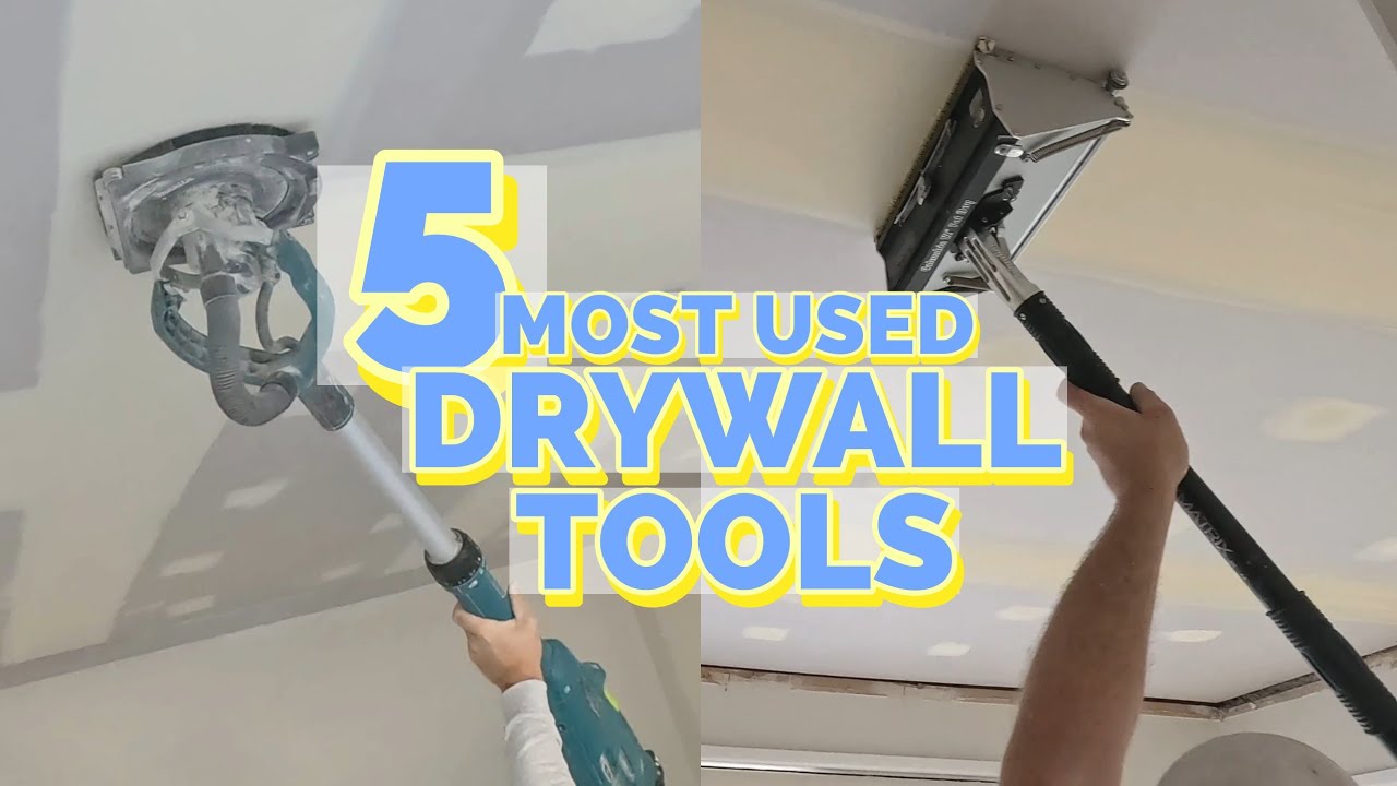 5 Most Useful Tools for Drywall Finishing