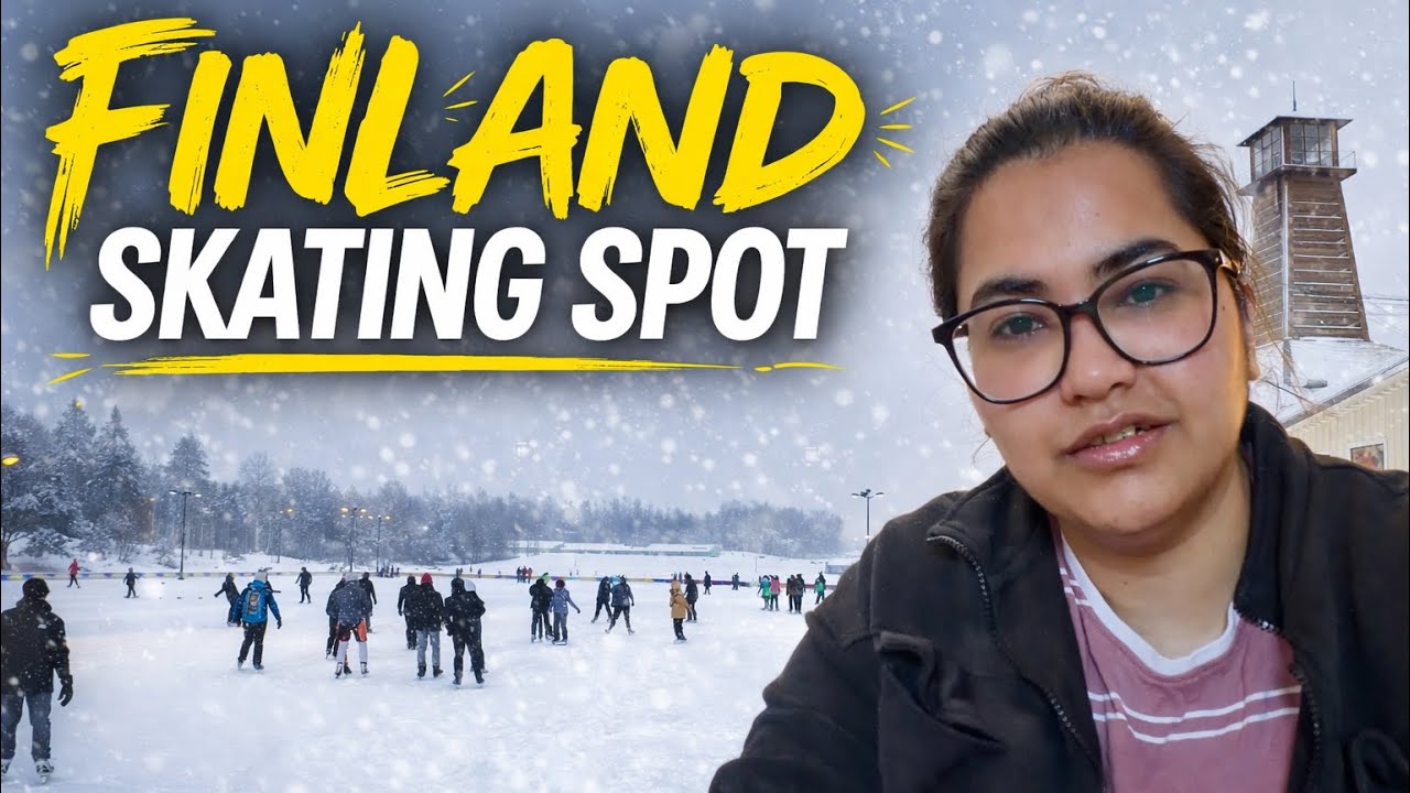  Finland Mein Log Yahan Ice Skating Karte Hain 🇫🇮 Prisma Grocery, Ammi Ke Sath Coffee Aur Kuch Ehsas