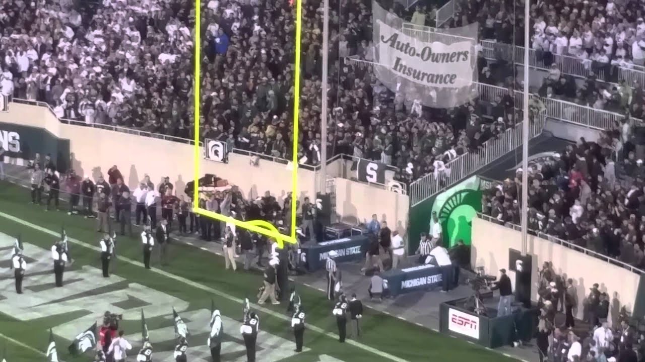2015 Michigan State vs Oregon - Intro Hype!!!  MSU takes the field!!
