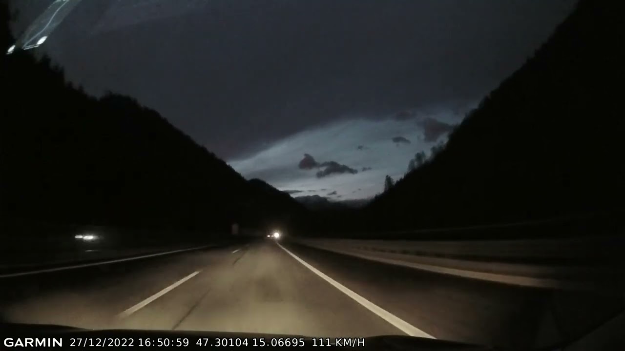 DRIVE #2340: Graz-Linz (Austria) (timelapse 4x) *Read Description*