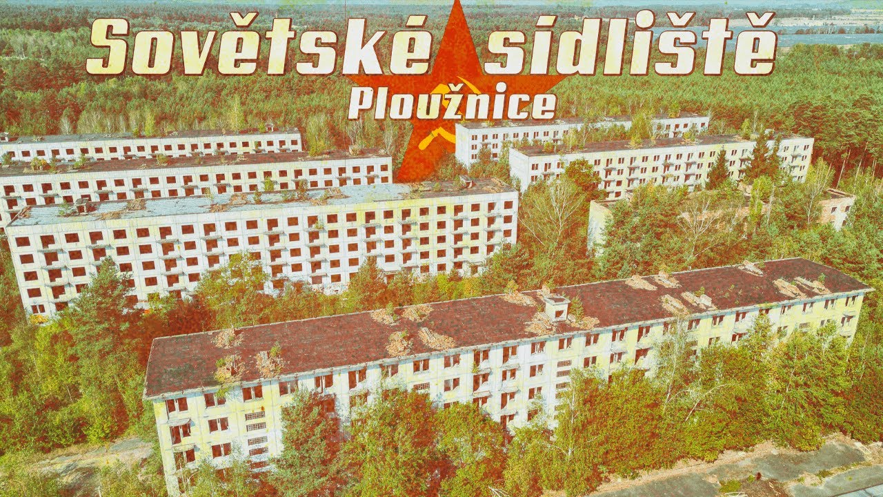 Ruiny sovětského sídliště Ploužnice