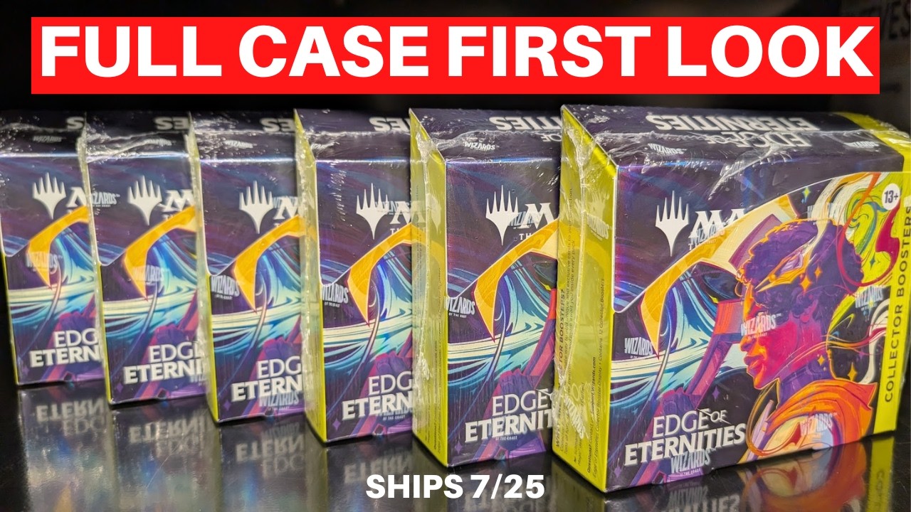 You MUST See These Hits! 6 Box Edge of Eternities Collector Case Opening Video #MTGEOE Ships 7/25