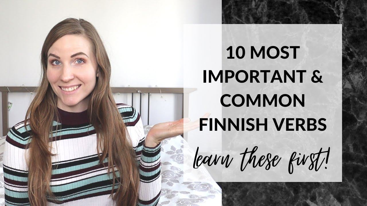 10 most important Finnish verbs | Learn Finnish by listening!