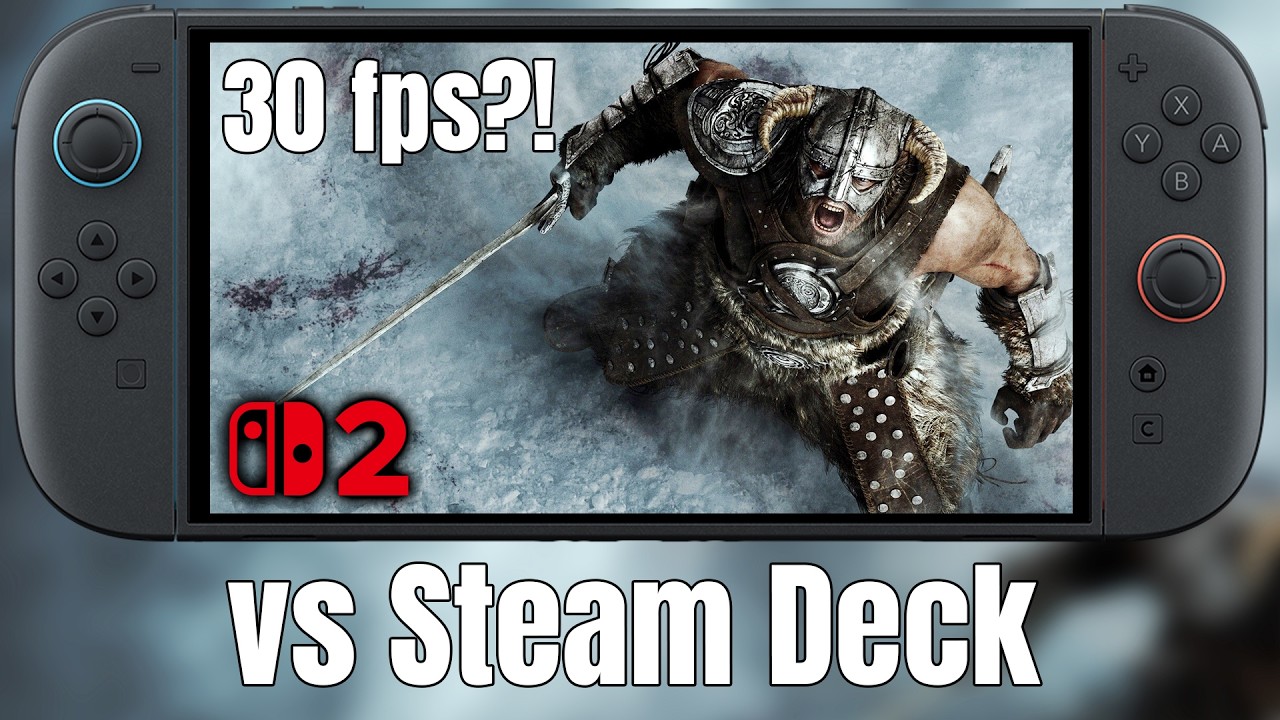 Skyrim on Switch 2 vs Steam Deck is not even CLOSE...