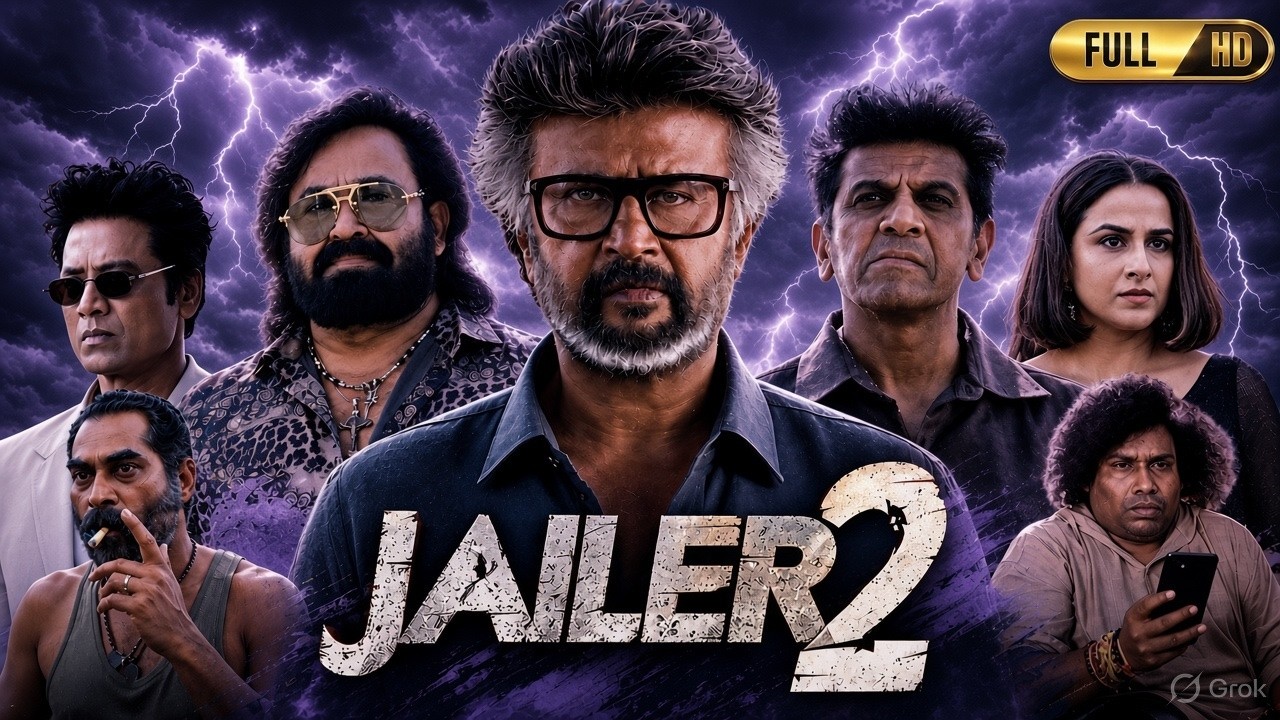 Jailer 2 Full Movie Hindi Dubbed | Rajinikanth | Mohanlal | Shiva Rajkumar | HD Message & Reviews