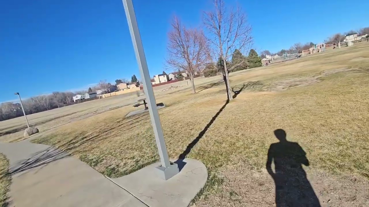 Riding my ripstick to the park (I crashed)