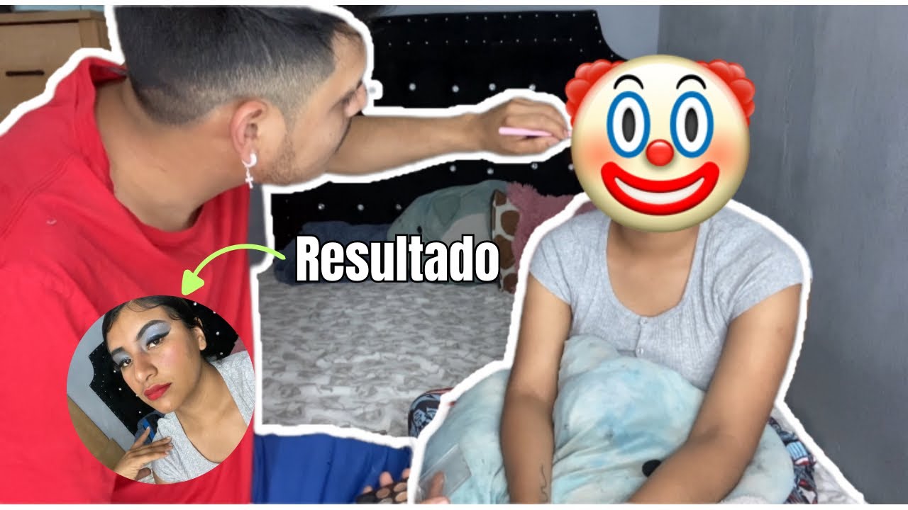 Mi Esposo Me maquilla 🤡🥰/ Yeni olaguez🎀