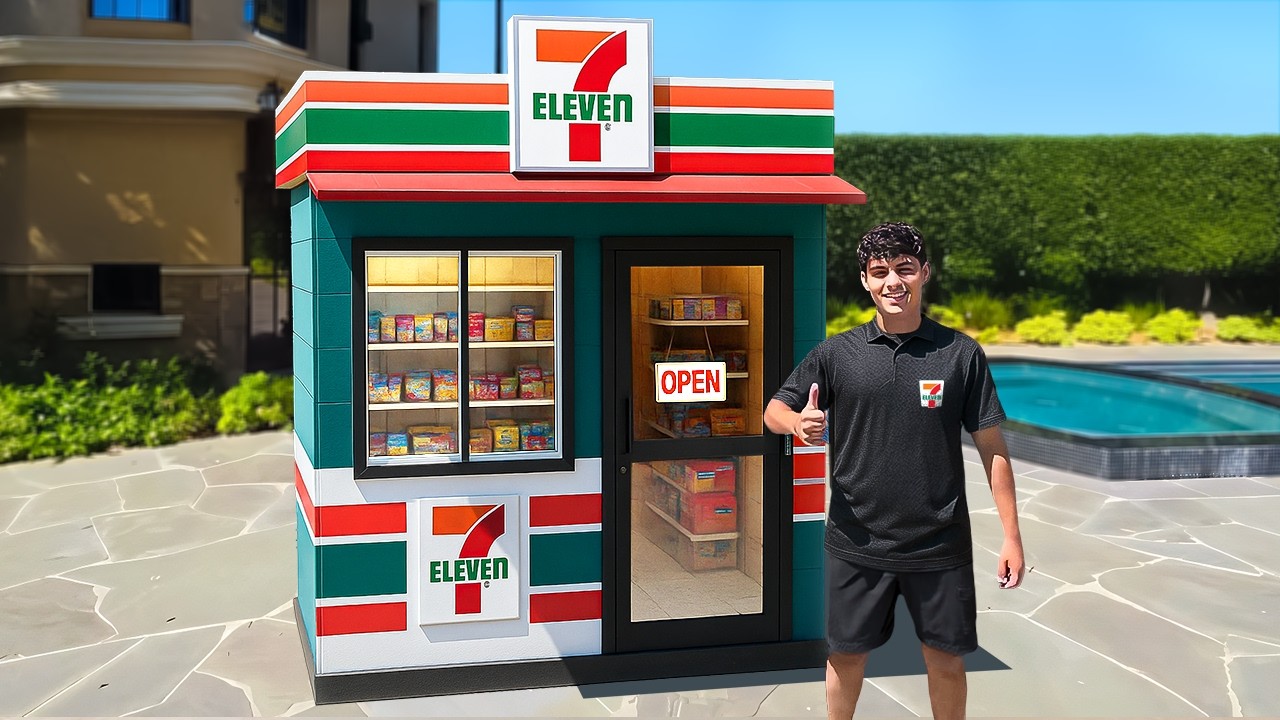 I Built A Convenience Store In My Backyard!
