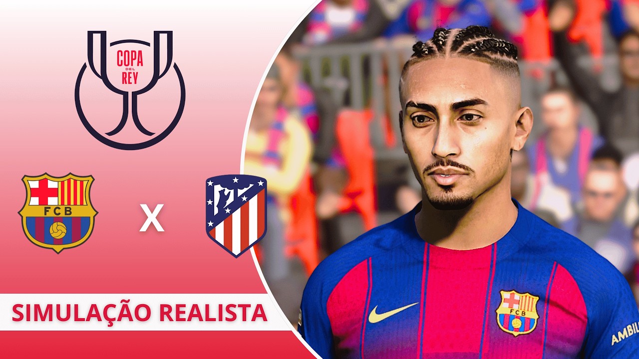 BARCELONA X ATLÉTICO DE MADRID | SEMIFINAL - COPA DO REI | SIMULAÇÃO PES21