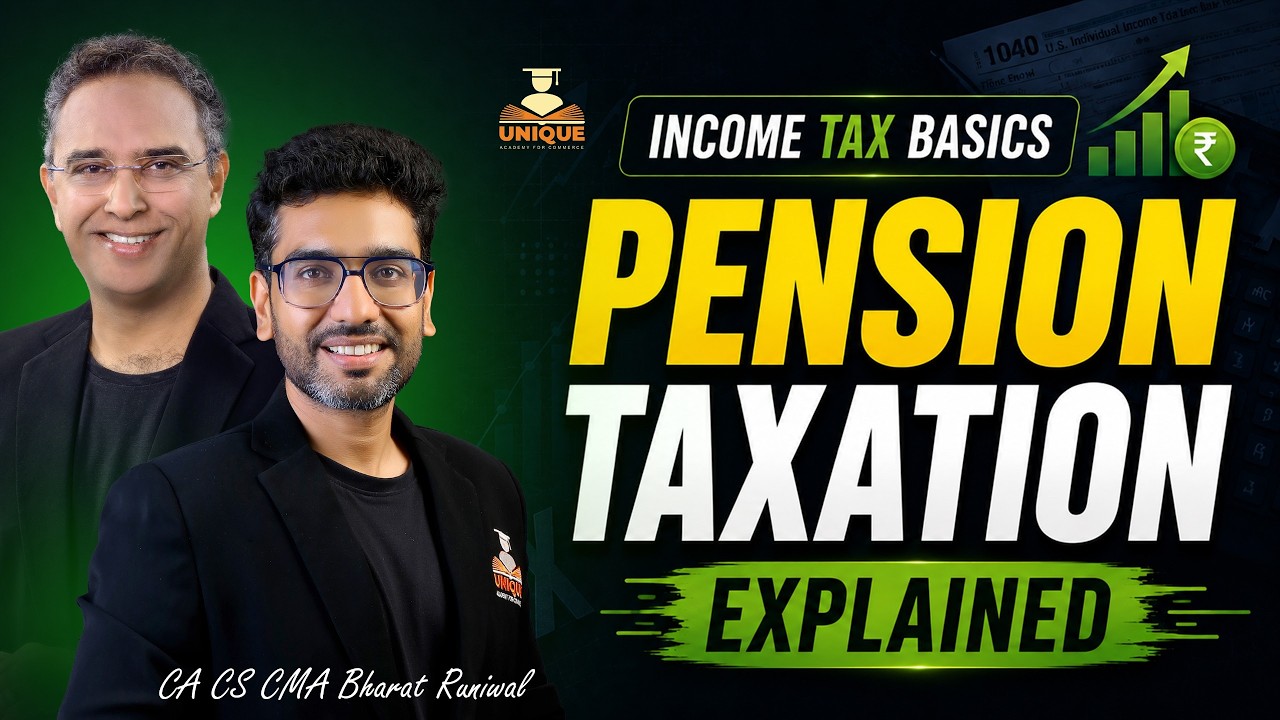Pension in Income Tax Explained | Pension Taxation Rules & Exemptions in India 2026 🚀