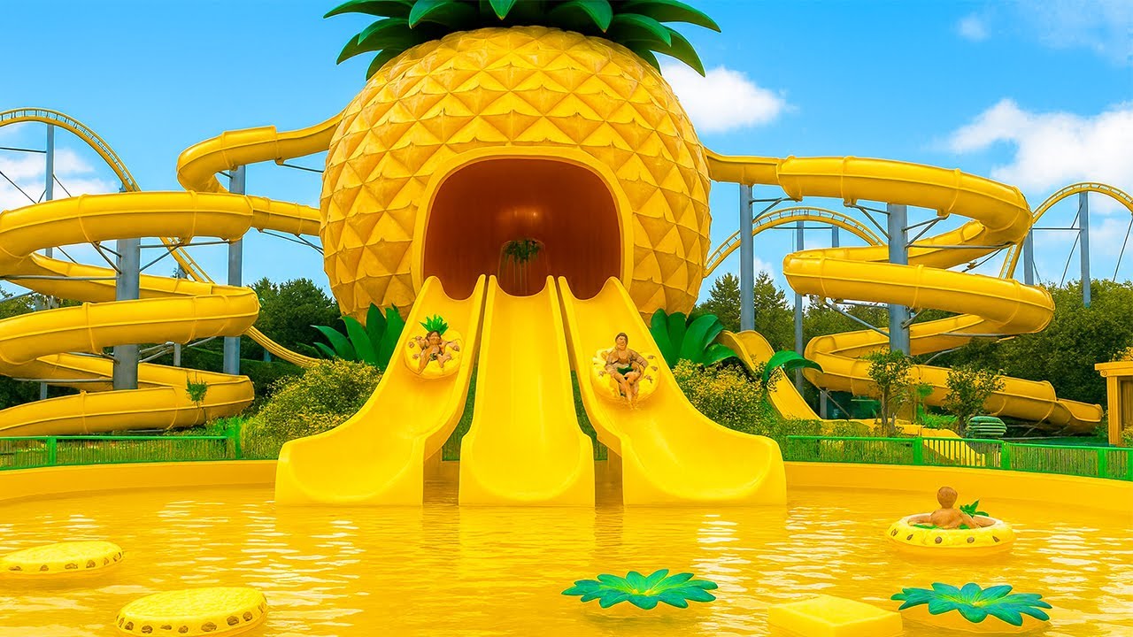 Which Waterpark Would You Choose? Satisfying & Relaxing ASMR Compilation 1