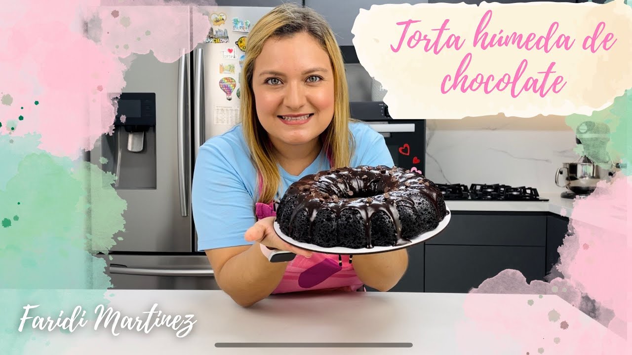 TORTA DE CHOCOLATE HÚMEDA, SUAVE Y ESPONJOSA I Faridi Martinez Squisito Bakery