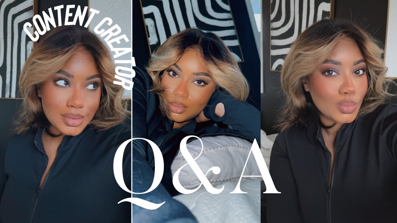 GRWM Q&A | starting your content creator journey + how I plan my content + batching & more