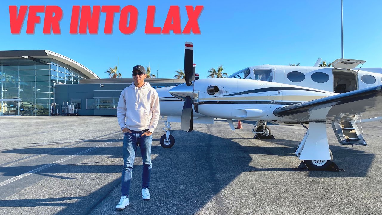 Полет по ПВП в LAX — один из самых загруженных аэропортов мира!
