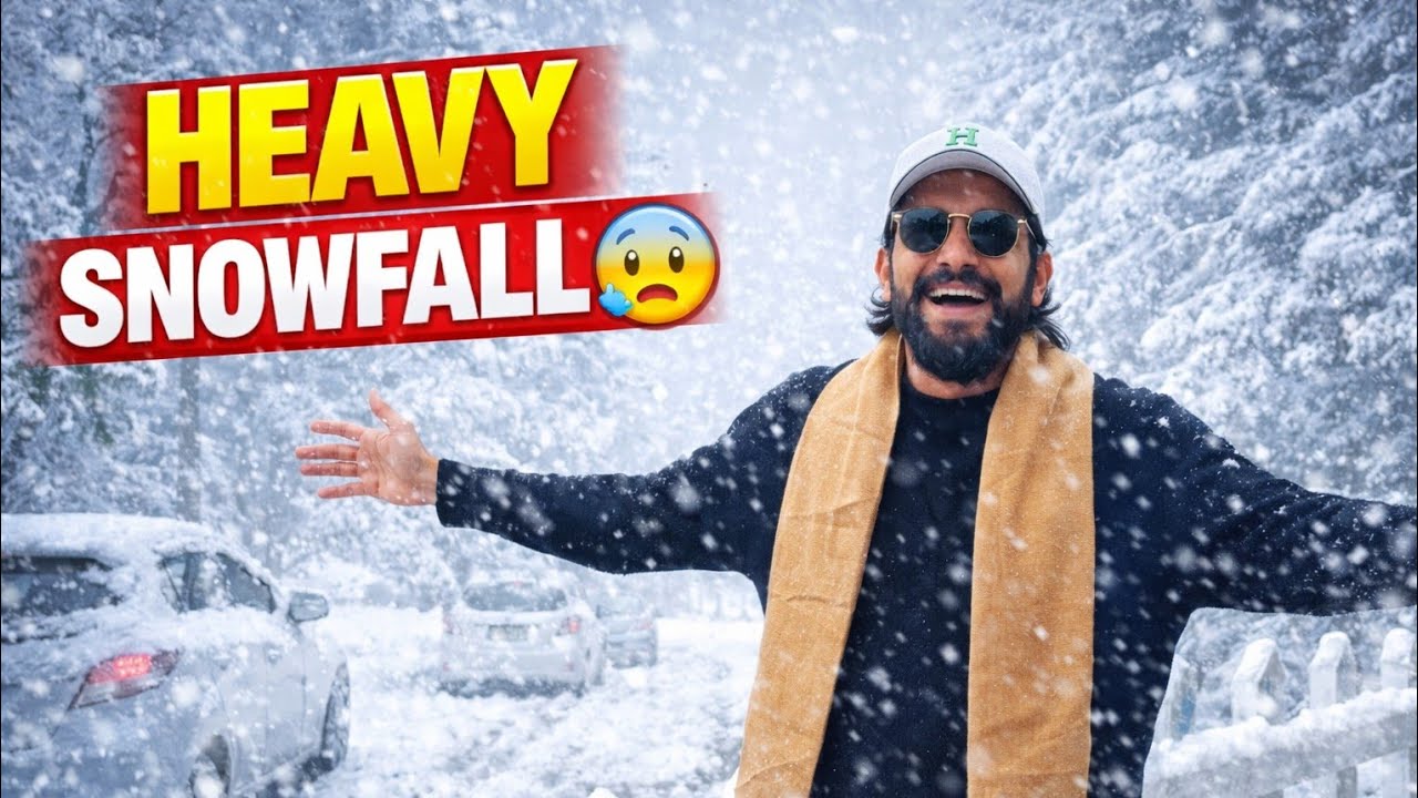 Murree Heavy Snowfall 😨 | Thand Ne Hila Diya | Travel Vlog