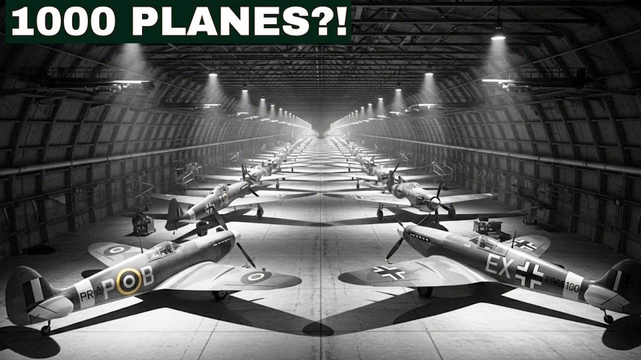 Inside the Secret Swiss Mountain Vault Where 1,000 Allied & Axis Aircraft Are Stored Side-by-Side