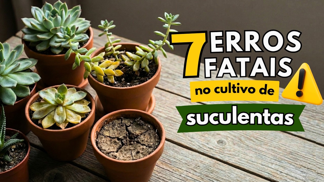 Os 7 ERROS que Você deve Evitar no Cultivo de Suculentas