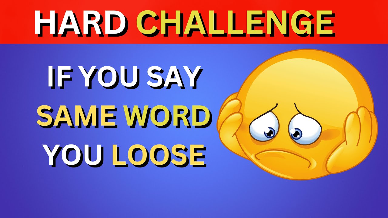 Avoid Saying The SAME Answers 🤫 | The No-Match Challenge  Game 🎮