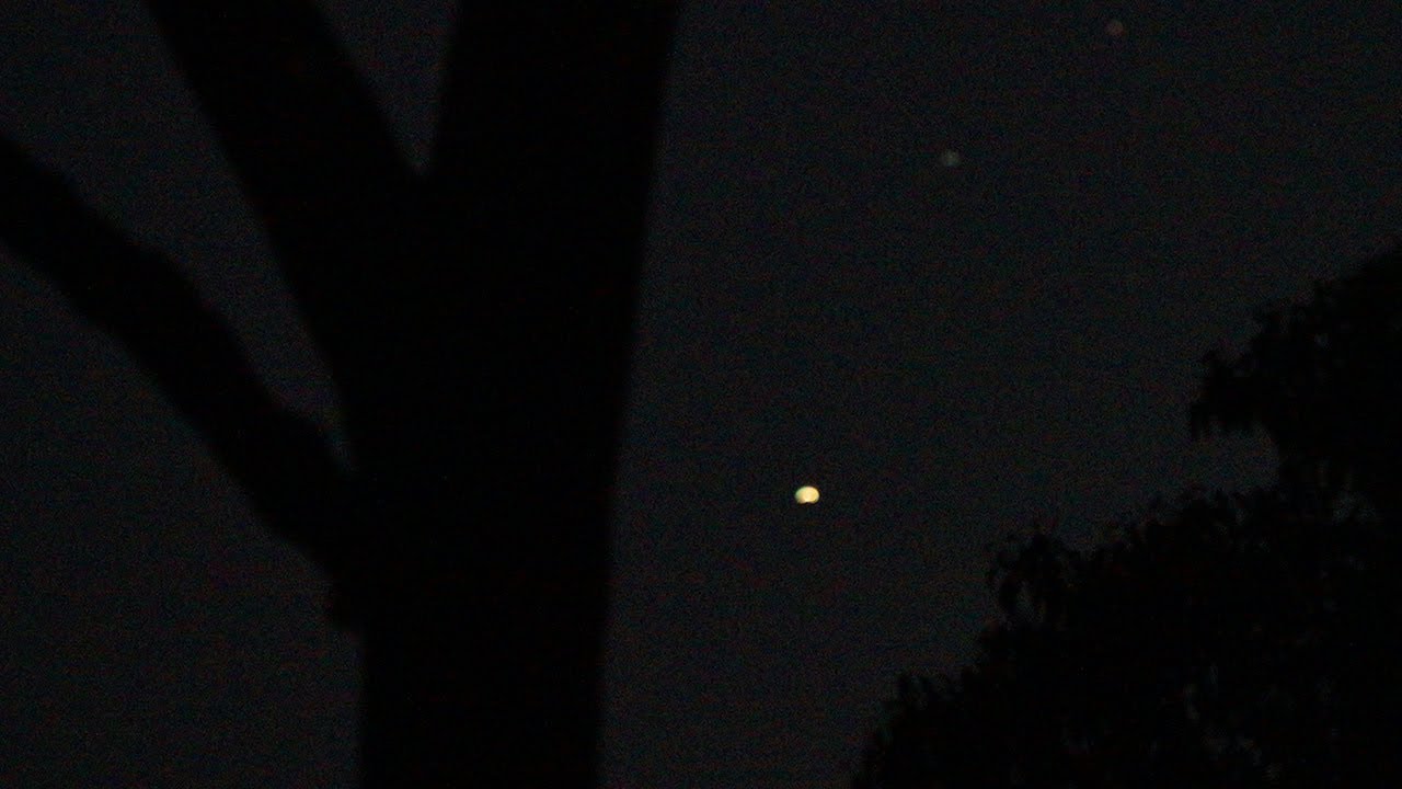Lightship fleet travelling over the Perth hills