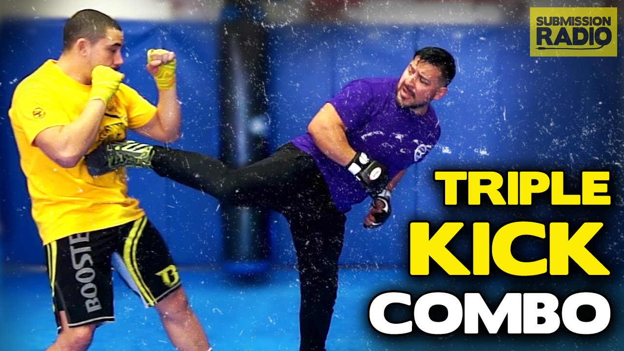 Triple Kick Combination! - by Robert Whittaker & Henrry Perez
